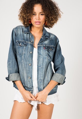 VINTAGE 80'S LEVI'S DENIM JACKET / S0243