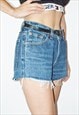 VINTAGE 90S LEVIS HIGHWAISTED DENIM SHORTS MADE IN USA