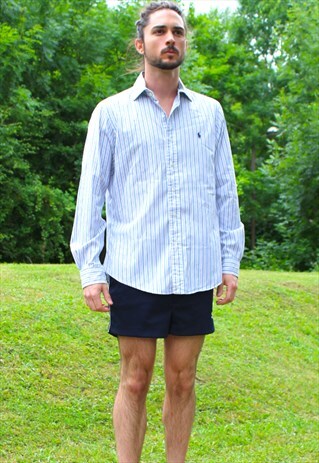 VINTAGE 90S POLO RALPH LAUREN LONG SLEEVE SHIRT - MEDIUM