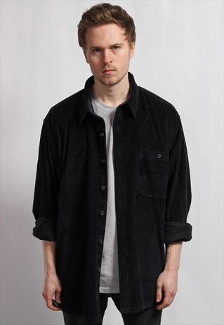 VINTAGE OVERSIZED CORDUROY SHIRT