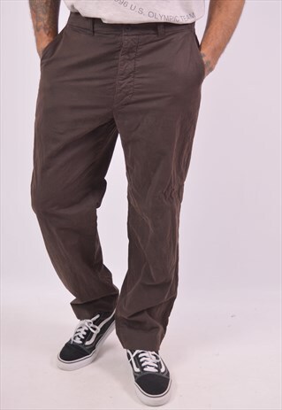 VINTAGE STONE ISLAND TROUSERS BROWN