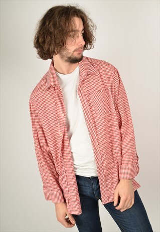 VINTAGE LIGHTWEIGHT CHECK FLANNEL SHIRT