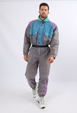 Vintage Ski Suit 80's NINETY EIGHT Snow Suit M 40" (75W)