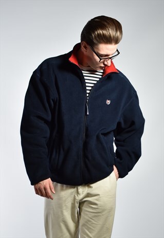 VINTAGE CHAPS RALPH LAUREN ZIPPED FLEECE SWEATSHIRT
