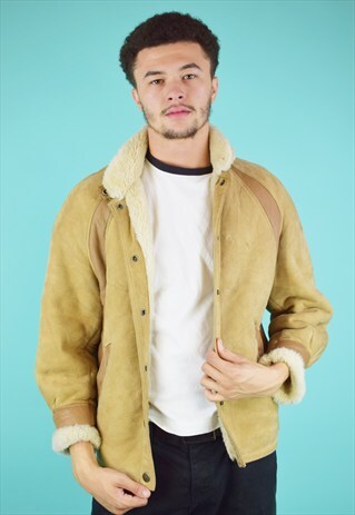 VINTAGE 90'S SHEARLING JACKET