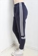 VINTAGE ADIDAS JOGGING BOTTOMS BLUE