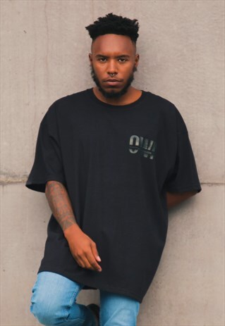 OC BLOCK WORK T-SHIRT - BLACK/BLACK