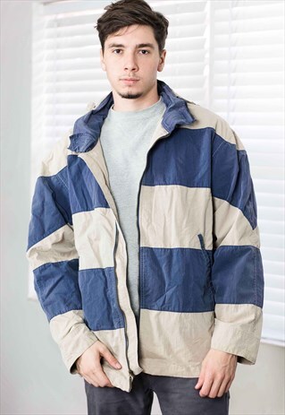 VINTAGE LL BEAN HOODIE JACKET LOGO 90S L 20.2