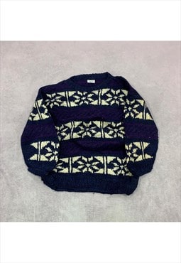 Vintage Knitted Jumper Men's L