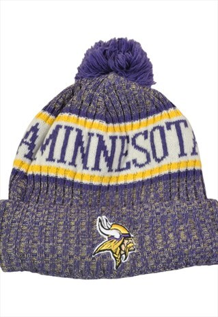Vintage NFL Minnesota Vikings Beanie Hat Purple/Yellow