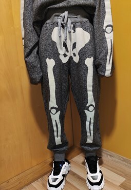 skeleton hoodie and joggers