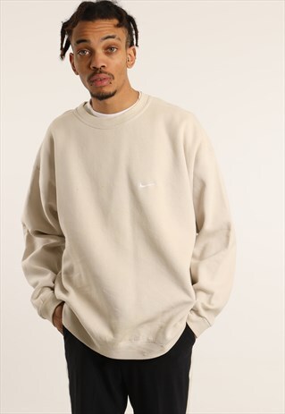 VINTAGE NIKE EMBROIDERED LOGO SWEATSHIRT