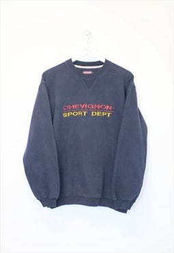 Vintage Chevignon Sport Dept sweatshirt in navy. Best fits L