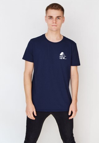 NAVY PINEAPPLE OCEAN T-SHIRT