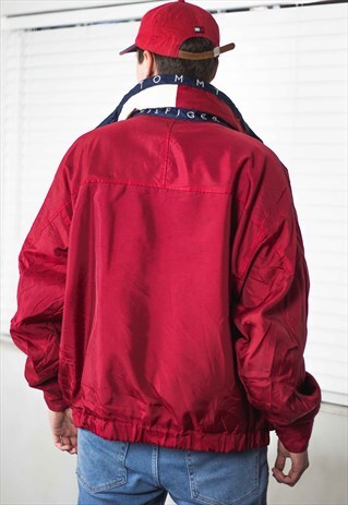 VINTAGE TOMMY HILFIGER JACKET BIG LOGO 90S XL 44.6
