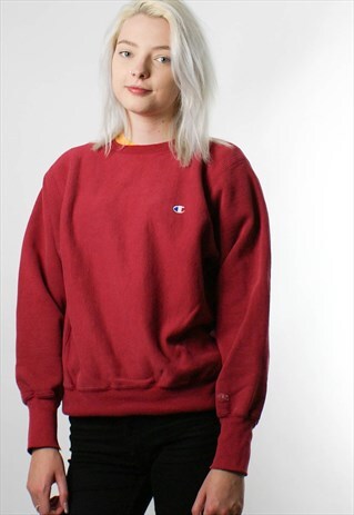 CHAMPION EMBROIDERED LOGO SWEATSHIRT JUMPER