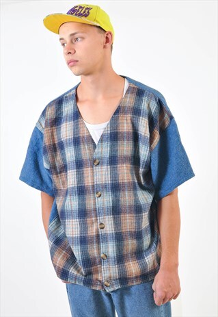 VINTAGE CHECKED CARDIGAN