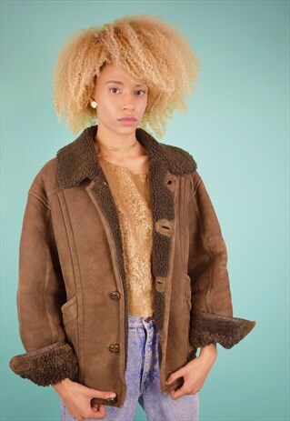 VINTAGE 90'S SHEARLING JACKET