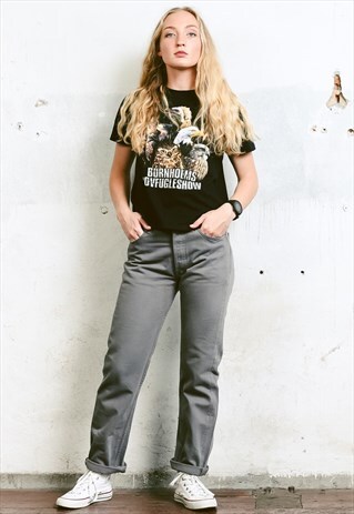 VINTAGE 90S LEVIS 501 GREY JEANS