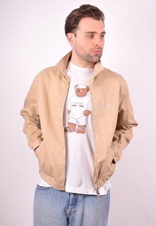 MENS VINTAGE HARRINGTON JACKET MEDIUM BEIGE 90S