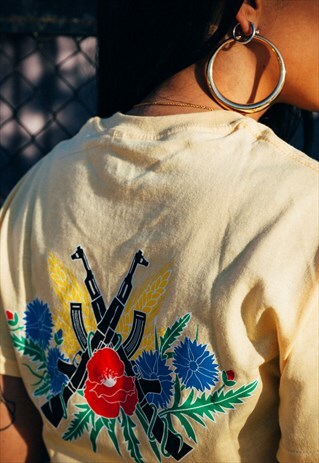 JUANJO LOPEZ X STORM SHOP T-SHIRT YELLOW
