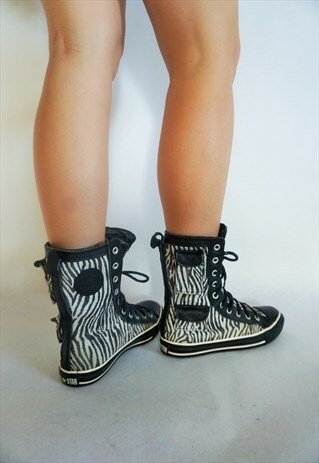 VINTAGE HIGH CONVERSE SNEAKERS BOOTS SHOES ALL STAR TRAINERS