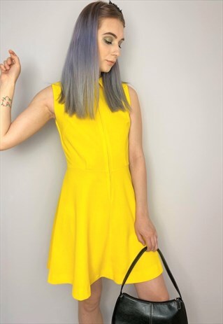 VINTAGE 90S YELLOW DRESS