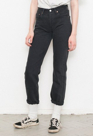 GREY LEVIS 501 JEANS
