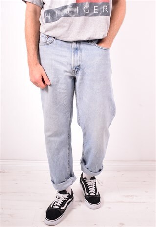 LEVI'S 550 MENS VINTAGE JEANS W34 L32 BLUE 90S