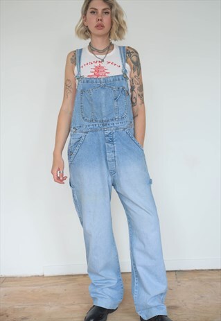 VINTAGE 90S DUNGAREES DENIM IN LIGHT BLUE WASH