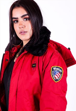VINTAGE BLAUER PADDED JACKET AWJ183