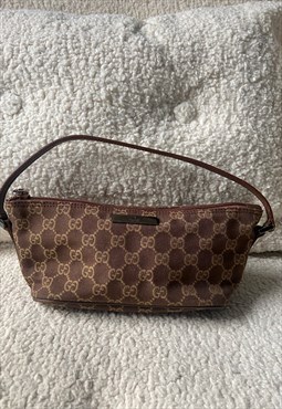 Vintage Y2K Gucci shoulder bag in chocolate brown