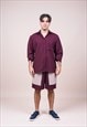 Duo-Color Maroon Unisex Co-ord Set