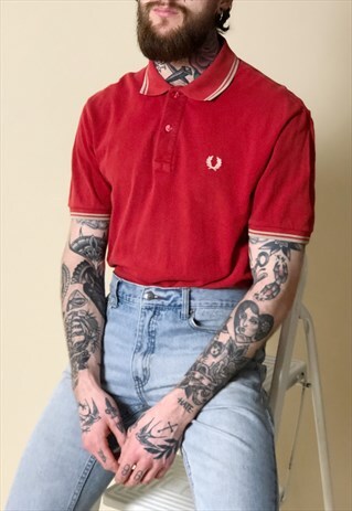 INCREDIBLE 90'S VINTAGE FRED PERRY POLO T-SHIRT