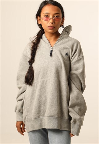 VINTAGE NAUTICA COMPETITION EMBROIDERED 1/4 ZIP SWEATSHIRT