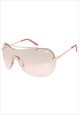 POLARIZED SUNGLASSES IN ROSE GOLD WITH PEARL MIRROR LENS