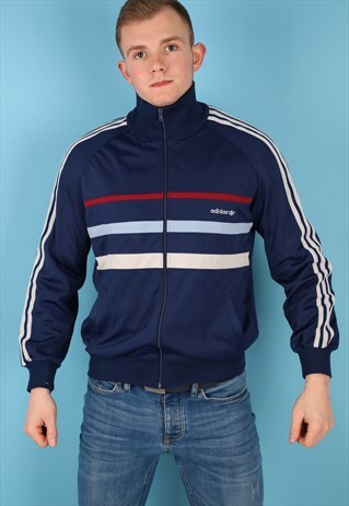 VINTAGE ADIDAS TRACK JACKET IN MULTICOLOUR NJ503