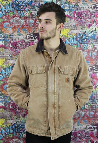 VINTAGE CARHARTT WORKWEAR JACKET.