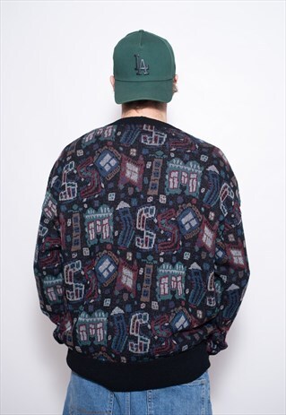RARE VINTAGE MISSONI 80S 90S WOOL SWEATSHIRT JUMPER PULLOVER