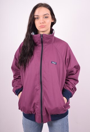 WOOLRICH WOMENS VINTAGE JACKET LARGE PURPLE 90'S