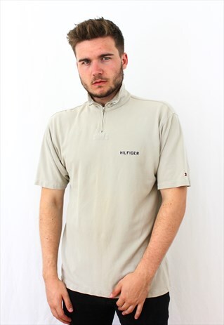 90'S RETRO 1/4 ZIP T-SHIRT