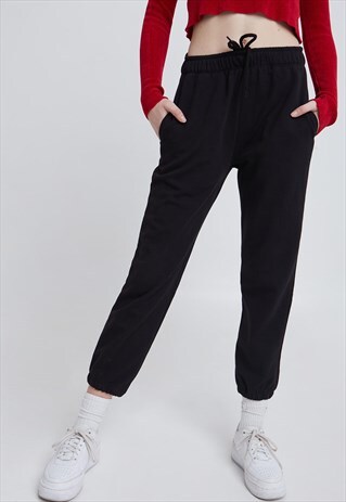 SWEAT TROUSERS - BLACK