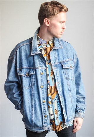 VINTAGE OVERSIZED DENIM JACKET
