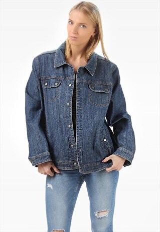 VINTAGE DENIM JACKET OVERSIZED