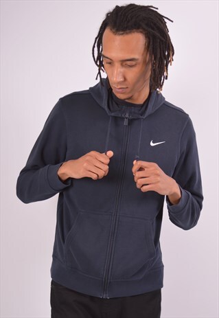 VINTAGE NIKE HOODIE SWEATER NAVY BLUE