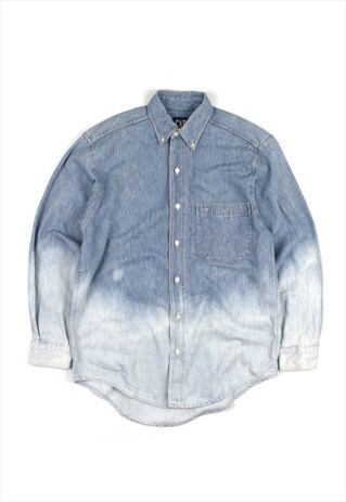 2000S GAP ACID WASHED DENIM SHIRT