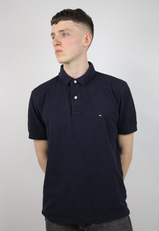 VINTAGE TOMMY HILFIGER NAVY POLO SHIRT