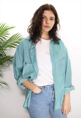 VINTAGE 90S SILK SHIRT