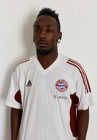 VINTAGE BAYERN MUNICH ADIDAS T-SHIRT MEDIUM