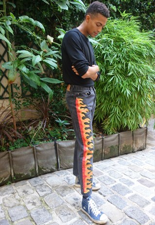 FLAMES (SIDE) JEANS